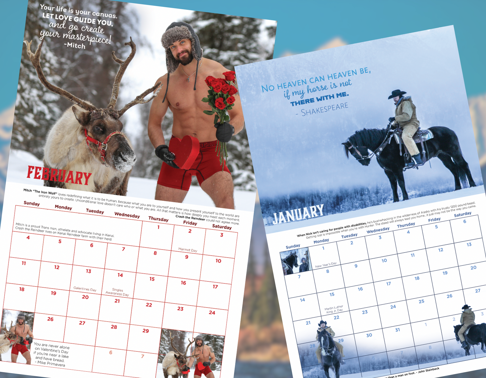 2024 Mountain Men Of Alaska Calendar   8 